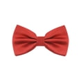 thumbnail image 1 of INSPIRE CHIC Men's Grids Patterned Solid Color Adjustable Pre-tied Bow Tie Red, 1 of 4