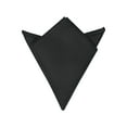thumbnail image 1 of INSPIRE CHIC Men's Herringbone Textured Pocket Squares with Trim for Suits Formal Black One Size, 1 of 4