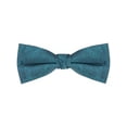 thumbnail image 1 of INSPIRE CHIC Men's Jacquard Adjustable Strap Pre-tied Bow Ties for Elegant Wedding Teal, 1 of 4