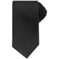 thumbnail image 1 of INSPIRE CHIC Men's Neckties Solid Color Classic Textured Ties for Formal Wedding One Size Black, 1 of 4