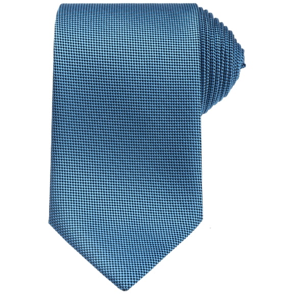 INSPIRE CHIC Men's Neckties Solid Color Classic Textured Ties for Formal Wedding One Size Cyan Blue
