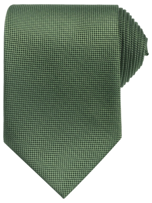 Men's Halloween Classic Textured Necktie Solid Color Standard Width Tie for Wedding Business & Formal Events One Size Green