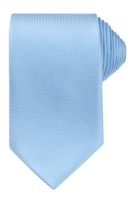 Men's Neckties Solid Color Classic Textured Ties for Formal Wedding One Size Light Blue