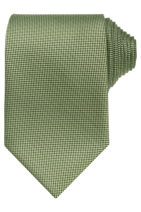 Men's Neckties Solid Color Classic Textured Ties for Formal Wedding One Size Olive Green