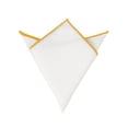 thumbnail image 1 of INSPIRE CHIC Father's Day Men's Pocket Square Cotton Handkerchiefs for Suits Jacket Yellow One Size, 1 of 4