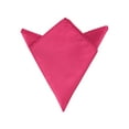 thumbnail image 1 of INSPIRE CHIC Men's Pocket Squares Solid Color Handkerchiefs Hot Pink One Size, 1 of 4