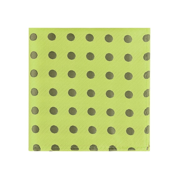 INSPIRE CHIC Men's Polka Dots Pocket Squares Business Tuxedo Wedding Handkerchiefs Pear Green One Size