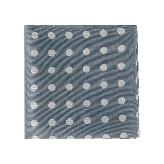 INSPIRE CHIC Men's Polka Dots Pocket Squares Business Tuxedo Wedding Handkerchiefs Grey One Size