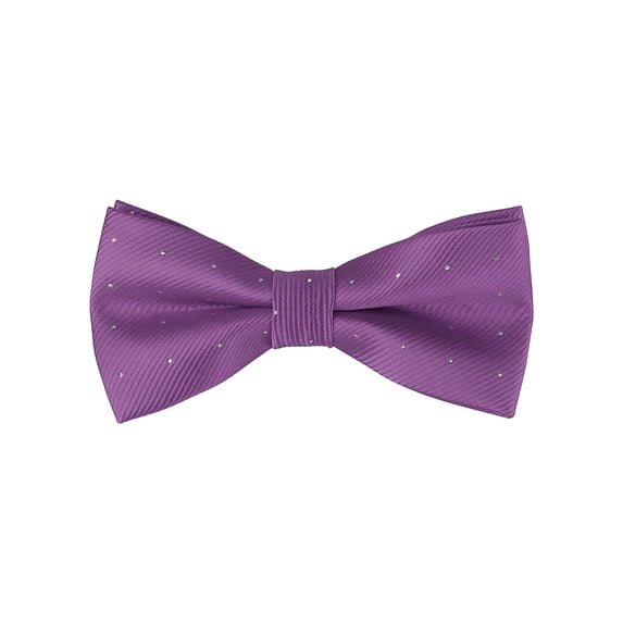 INSPIRE CHIC Men's Polka Dots Pre-tied Bow Ties Tuxedo Business Wedding Bowties Purple