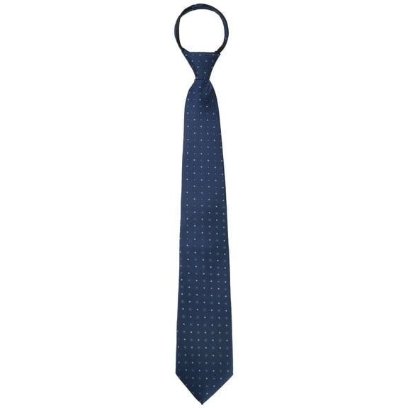 INSPIRE CHIC Men's Tie Zipper Adjustable Neck Tie for Casual Formal Navy Blue -6
