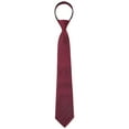 thumbnail image 1 of INSPIRE CHIC Men's Tie Zipper Adjustable Neck Tie for Casual Formal Wine Red -2, 1 of 4