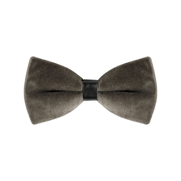 INSPIRE CHIC Men's Velvet Adjustable Pre-Tie Bow Ties for Prom Wedding Tuxedo One Size Brown