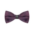 thumbnail image 1 of INSPIRE CHIC Men's Velvet Adjustable Pre-Tie Bow Ties for Prom Wedding Tuxedo One Size Dark Purple, 1 of 4