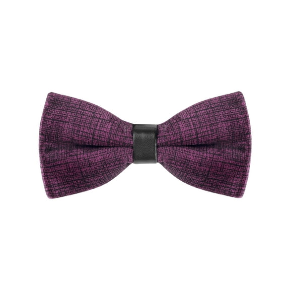 INSPIRE CHIC Men's Velvet Adjustable Pre-Tie Bow Ties for Prom Wedding Tuxedo One Size Fuchsia
