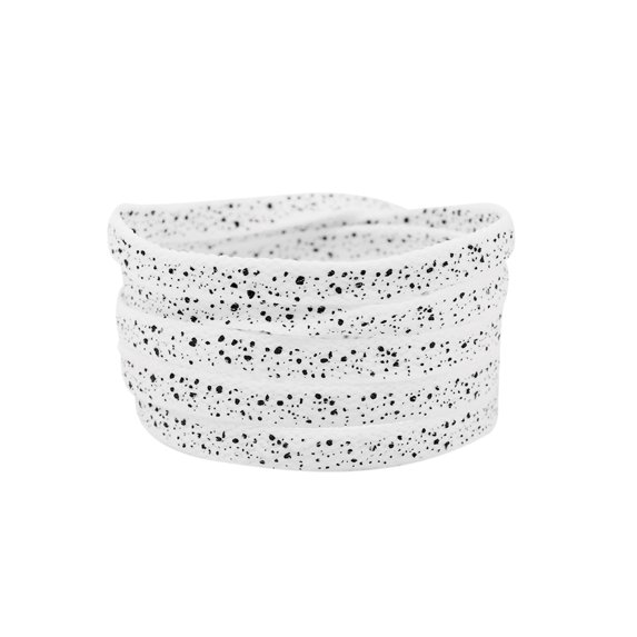 INSPIRE CHIC Print Flat Shoelaces for Sneakers Colorful Shoe Laces Art Printed Shoestring 2 Pair 160cm/62.99" White-Black