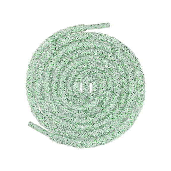 INSPIRE CHIC Round Colorful Fashion Shoelaces for Sneakers Gold Wire Bling Shoe Laces 2 Pairs