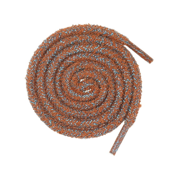 INSPIRE CHIC Round Colorful Fashion Shoelaces for Sneakers Gold Wire Bling Shoe Laces 2 Pairs