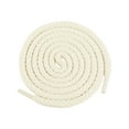 thumbnail image 1 of INSPIRE CHIC Round Rope Shoelaces Thick Cotton Solid Shoe Laces for Sneakers Boot 1 Pair 140cm/55.12" Beige, 1 of 4