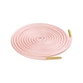 thumbnail image 1 of INSPIRE CHIC Solid Color PU Leather Round Shoe Laces for Sneakers Boots 1 Pair Pink 90cm/35.4', 1 of 4