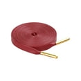 thumbnail image 1 of INSPIRE CHIC Unisex PU Leather Flat Shoe Laces for Sneakers Boots Burgundy 100cm/39.4", 1 of 4