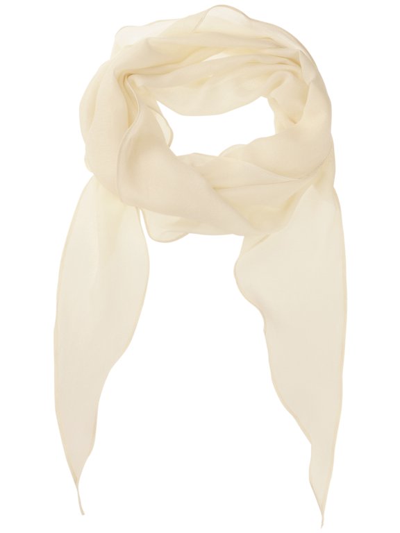 Women's Halloween Plain Large Scarves, Solid Rhombus Wrinkle Neck Scarf Beach Gauze Wrap Shawl for Men Women's Halloween 175x50cm(LxW) Cream
