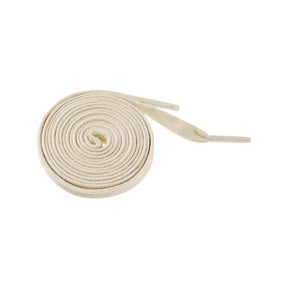 INSPIRE CHIC Unisex Waxed Cotton Athletic Shoelaces Flat Shoe Laces for Sneakers 1 Pair Beige 100cm/39.37"