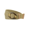 thumbnail image 1 of INSPIRE CHIC Vintage Wide Waist Belts for Women Stretch Woven Belts Buckle Khaki, 1 of 4