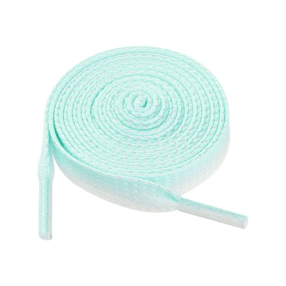 INSPIRE CHIC Wide Flat Shoelaces Gradient Colored Shoe Laces for Sneakers Shoe Strings 1 Pair