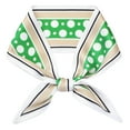 thumbnail image 1 of INSPIRE CHIC Women 50s Polka Dots Neck Scarves, Skinny Long Satin Silky Ribbon Headband Hair Band Neckerchief Neck Scarf 85x9cm/33.5x3.5"(LxW) Green White, 1 of 1