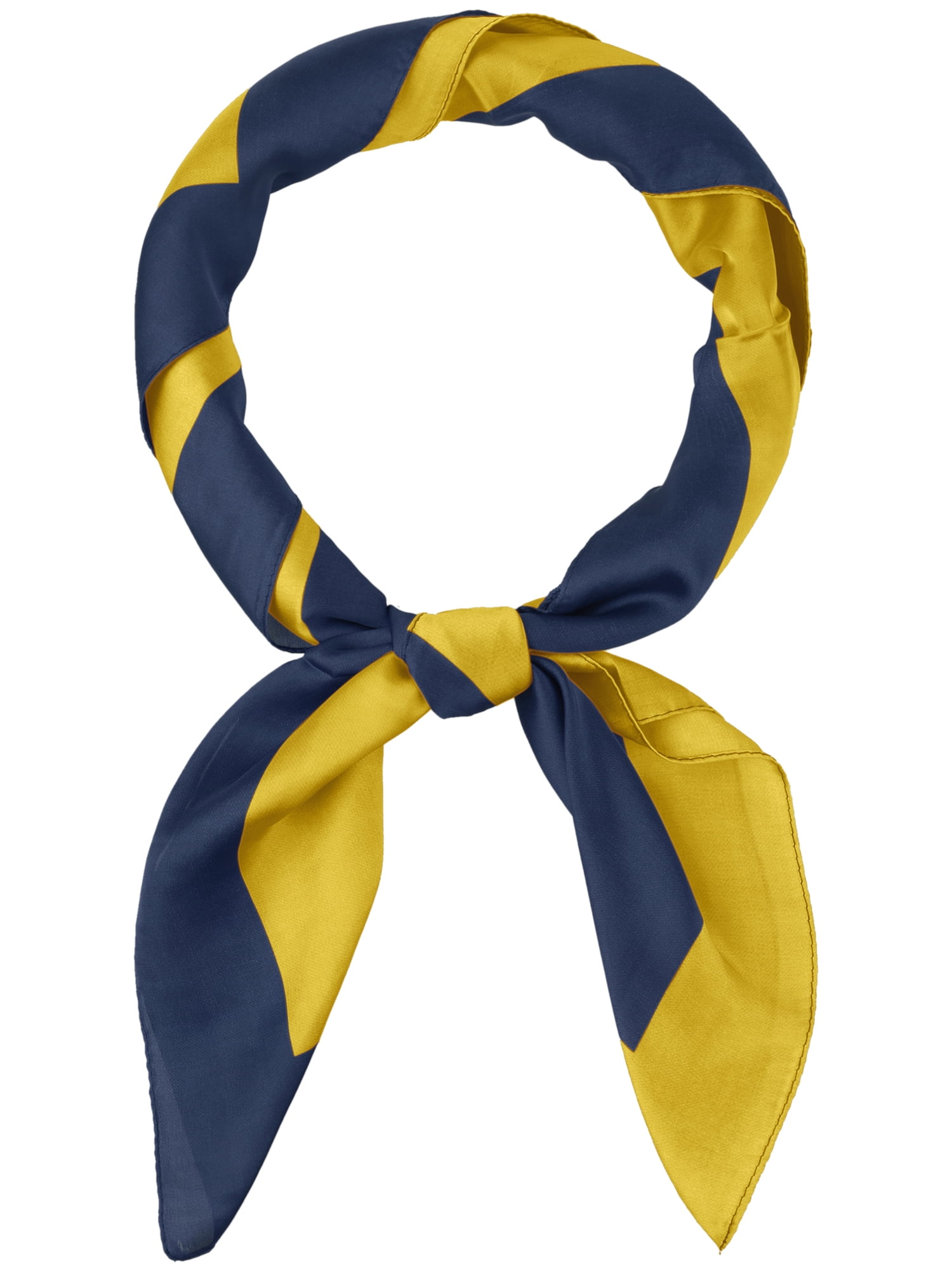 Contrast color large scarf