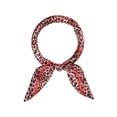 thumbnail image 1 of INSPIRE CHIC Women Leopard 35" Large Square Scarves Silky Satin Shawl Head Wrap Neck Scarf 90x90cm Red, 1 of 6