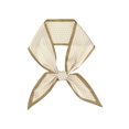 thumbnail image 1 of INSPIRE CHIC Women Polka Dots Contrast Color Skinny Long Scarves Satin Silky Ribbon Hair Band Neckerchief Neck Scarf 37.8x3.5" Khaki, 1 of 6