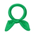 thumbnail image 1 of INSPIRE CHIC Women's Solid Satin Scarves 20" Small Square Neck Scarf Neckerchief Green 19.7x19.7''(LxW), 1 of 5