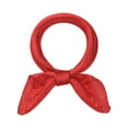 thumbnail image 1 of INSPIRE CHIC Women's Solid Satin Scarves 20" Small Square Neck Scarf Neckerchief Red 19.7x19.7''(LxW), 1 of 5