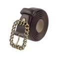 thumbnail image 1 of INSPIRE CHIC Women's Belt Retro Simple Chain Square Buckle for Dress Coat Decorative Belts 103x2.8cm/40.5x1.1" Coffee, 1 of 6