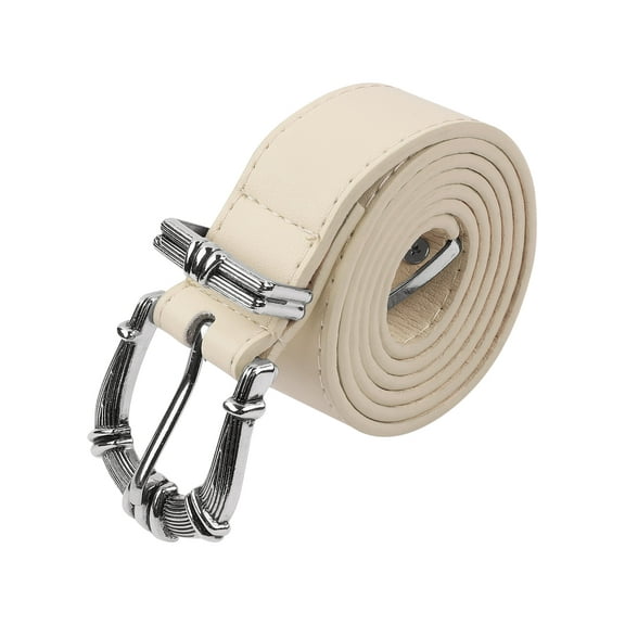 INSPIRE CHIC Women's Belts Personality Buckle Popular Fashion Versatile Decorative Belt for Dresses Blouse 108x2.8cm/42.5x1.1" Khaki