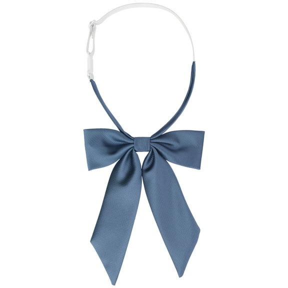 INSPIRE CHIC Women's Bow Tie Solid Color Western Ribbon Pre-Tied Bowtie Royal Blue