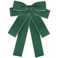 thumbnail image 1 of INSPIRE CHIC Women's Bowknot Pre-Tied Bowties Ribbon Bow Brooch Wedding Party Pin Bow Tie Green, 1 of 4