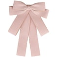 thumbnail image 1 of INSPIRE CHIC Women's Bowknot Pre-Tied Bowties Ribbon Bow Brooch Wedding Party Pin Bow Tie Pink One Size, 1 of 4
