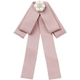 thumbnail image 1 of INSPIRE CHIC Women's Bowknot Rhinestone Ribbon Bow Brooch Pre-Tied Bow Tie, 1 of 5