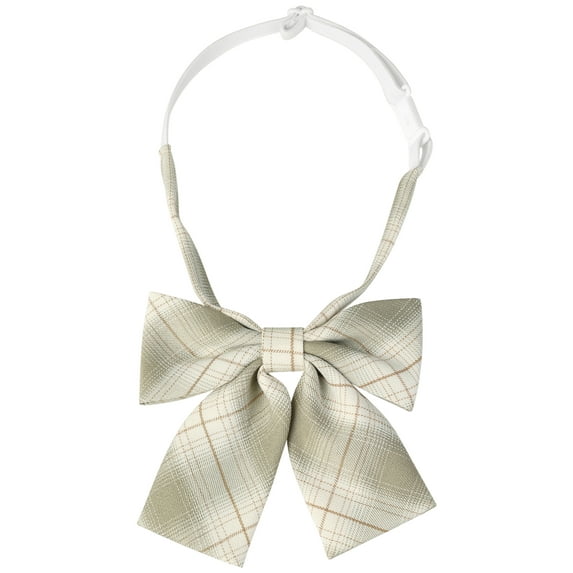INSPIRE CHIC Women's Cute Plaid Elastic Strap Pre-tied Bow Ties