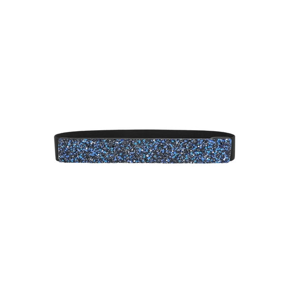 INSPIRE CHIC Women's Elastic Belt Rhinestone Inlay Fashion Versatile for Dresses Waist Belts 70x3.7cm/27.6x1.5" Blue White