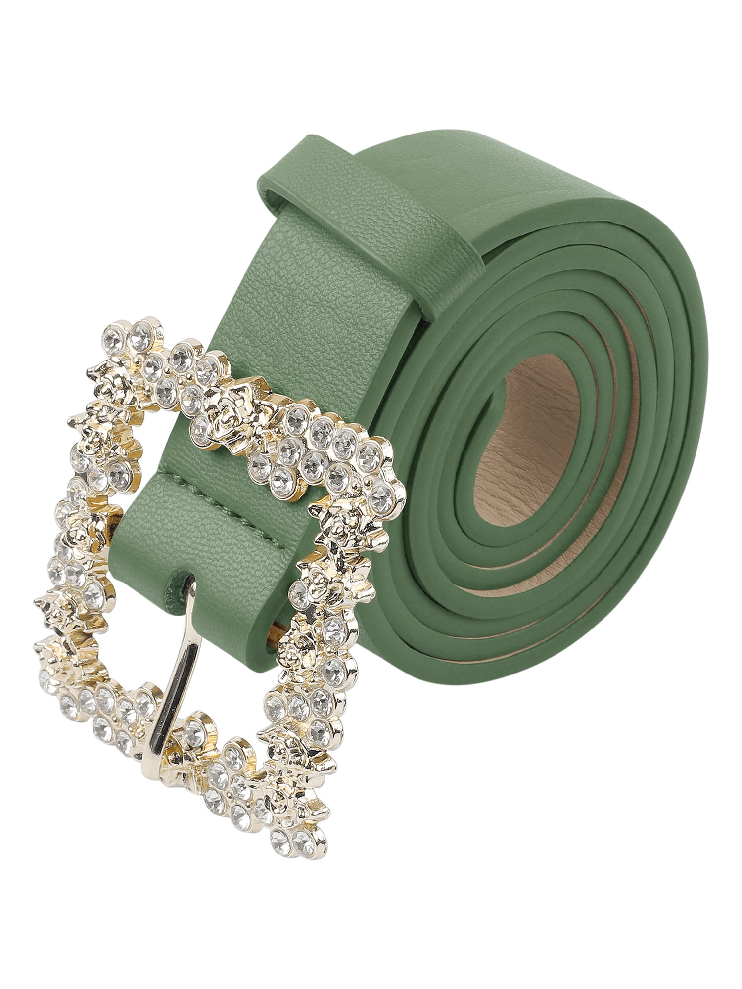 Gold and Green Ornate Belt Golden Belt with Green Stones - Verola - Casablanca X main image 4