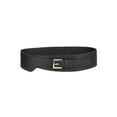 thumbnail image 1 of INSPIRE CHIC Women's Obi Waist Belt for Dresses Wide Belts Buckle Black, 1 of 4