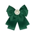 thumbnail image 1 of INSPIRE CHIC Women's Ribbon Brooch Bowknot Necktie School Uniform Pin Collar Bow Tie with Beads, 1 of 4