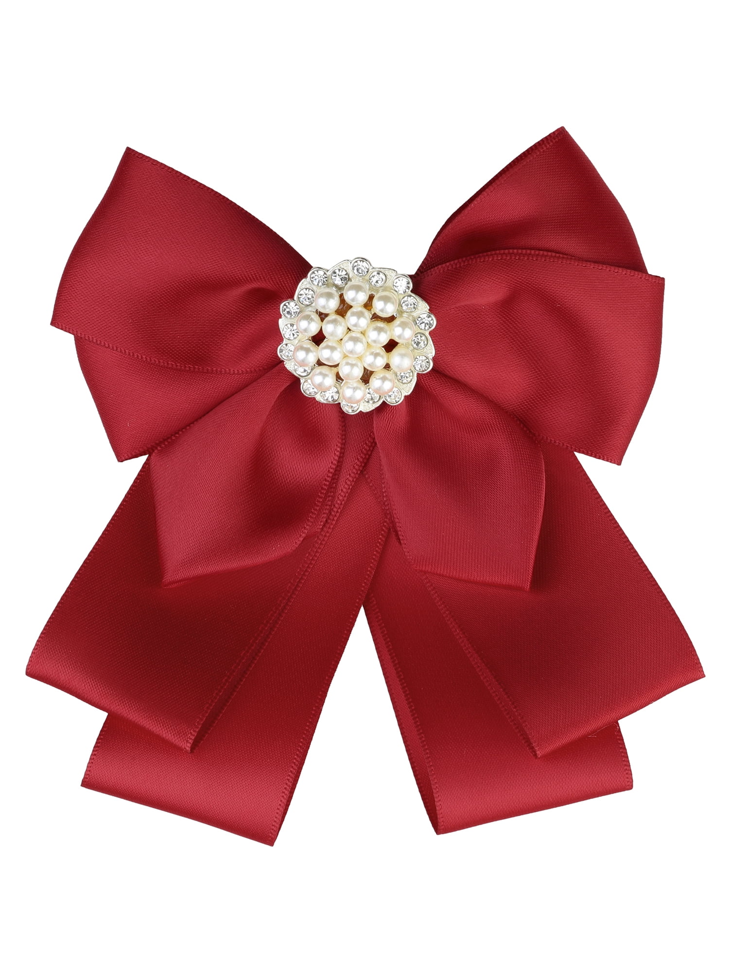 INSPIRE CHIC Women's Ribbon Brooch Bowknot Necktie School