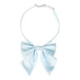 thumbnail image 1 of INSPIRE CHIC Women's Solid Color Bowknot Pre-tied Adjustable Bow Ties for Uniform Light Blue, 1 of 3