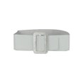 thumbnail image 1 of Elerevyo Women's Thick Waist Belt Elastic Rhinestone Buckle Wide Belt, 1 of 4