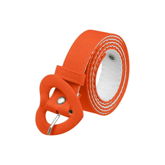 INSPIRE CHIC Women's Waist Belt Love Heart Belt Buckle Decoration Jeans Dress Orange Fit Waist Girth:70-93cm/27.6-36.6"