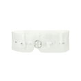 thumbnail image 1 of INSPIRE CHIC Women's Clear Waist Belts for Dresses Wide Transparent belts Round Buckle Clear, 1 of 5